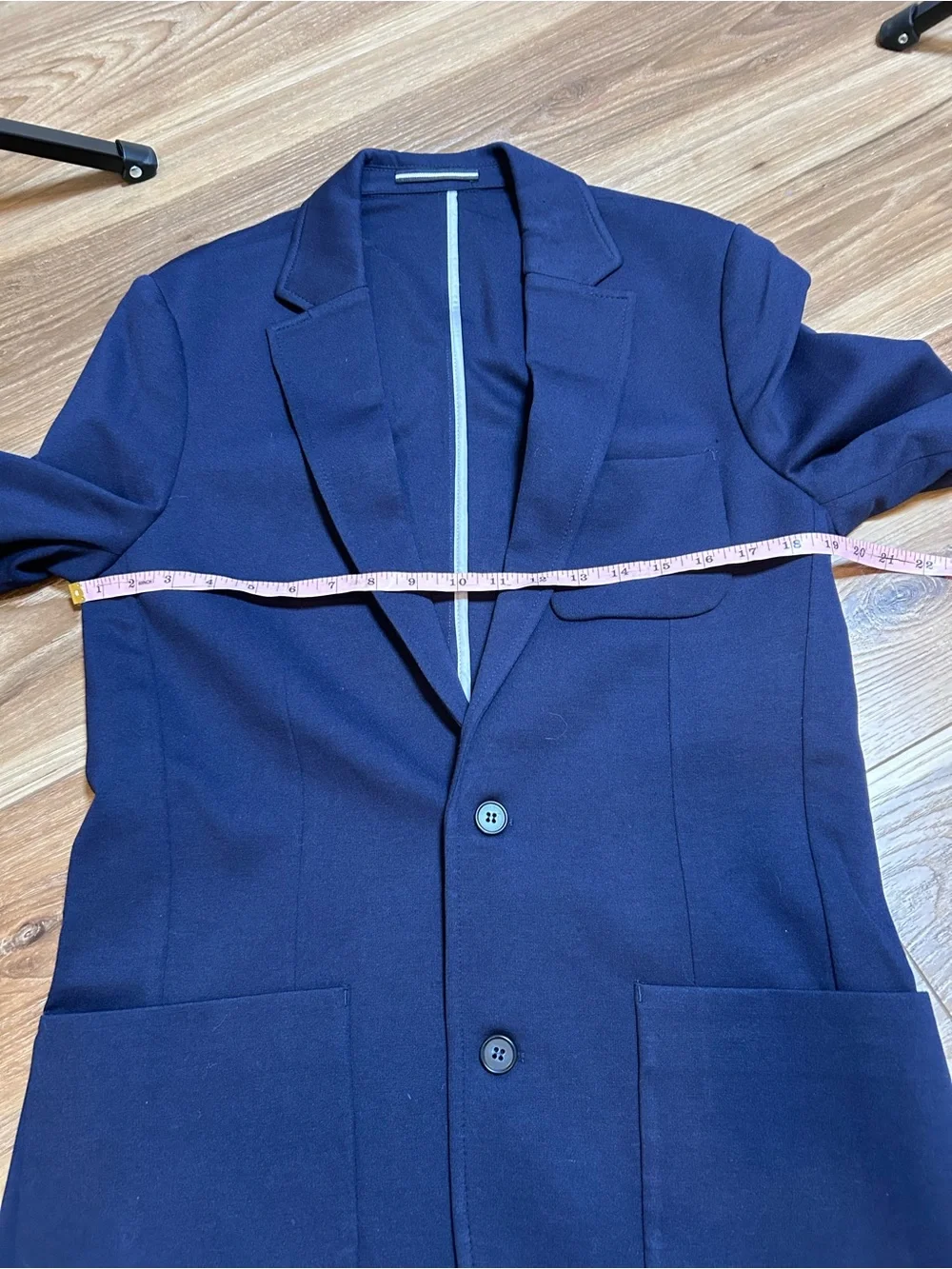 NWT American Tall men’s knit 2 button navy blue blazer sport coat size medium